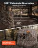 Portable Hunting Blind See Through Ground Deer Blinds 4-5 Person Carrying Bag