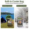 Foldable Fishing Chair With Backrest for Camping Hiking