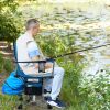 360AA Swivel Hunting Chair Portable Foldable Hunting Chair with Mesh Cup Holder and Storage Pockets