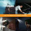 1pc rechg. Led Flashlight Fishing Gloves w/ Hook-&-loop Fastener For outdr Fishing Camping Hiking; Christmas Gifts For Dads Boyfriends Husband