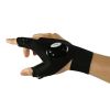 1pc rechg. Led Flashlight Fishing Gloves w/ Hook-&-loop Fastener For outdr Fishing Camping Hiking; Christmas Gifts For Dads Boyfriends Husband