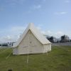 Canvas Tent Bell Tent Glamping, 4 Seasons Yurt Tent for Camping, 4M/5M Cotton Canvas Tent for Family Camping, outdr hntg, or Party (13ft-16.5ft)