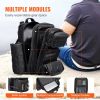 Tactical Backpack 25L Backpack w/ Molle & 3 Compartments For Hiking Rucksack w/ Bottle Holder