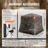 VEVOR hntg Blind, 270AA See Through Ground Blind, 4-5 Person Pop Up Deer Blind for hntg w/ Carrying Bag, Portable Resilient hntg Tent