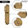 Tactical Molle Accessory Bag For Men & Women; Multi-Purpose Wear -resistant bpck Shoulder Bag w/ adj. Strap For outdr hntg Camping Travel