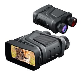 Rechargeable Night Vision Binoculars 850nm Infrared HD 5X Digital Zoom Telescope Night Goggles for Hunting Camping Surveillance (Color: Standard)
