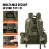 VEVOR Tactical Range bpck for 6 Pistols Gun bpck Green,Range Bag for Handguns Gun Case Bag w/ Lockable Zipper for Shooting Range outdr hntg