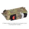 KRYDEX Tactical Vest Chest Mini Dangler Drop Pouch For JPC CPC LBT D3CR MK3 MK4 Plate Carrier Storage Mini Abdominal Fanny Pack
