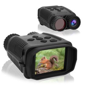 GVDA Mini Night Vision Binocular Device 1080P HD Infrared Digital Hunting Camping Telescope 4X Zoom Outdoor Night Vision Goggles (Color: GD900)