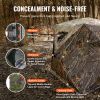 VEVOR hntg Blind, 270AA See Through Ground Blind, 4-5 Person Pop Up Deer Blind for hntg w/ Carrying Bag, Portable Resilient hntg Tent