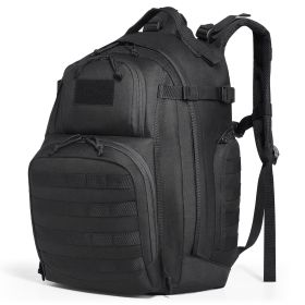 Vevor Tactical Backpack 40L w/ Molle Mode & Sponge Pad Army Assault Pack, Black (Capacity: 40_L)
