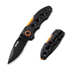 Folding Pocket Knife 3 in/7.6 cm 7Cr17Mov Blade Aluminum Handle Sharp (Default: Default)