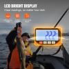 VEVOR Digital Crane Scale, 660 lbs/300 kg, Industrial Heavy Duty Hanging Scale w/ Cast Aluminum Case & LCD Screen, Handheld Mini Crane w/ Hooks