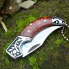 Premium Folding Knife with Pocket Clip, Sleek Narrow-Axis Design, Compact Machete for EDC, Outdoor, Survival & Hunting