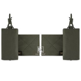 KRYDEX RANGER GREEN Expander Radio Magazine Pouch For MK3 MK4 JPC LBX Micro Fight Tactical Chassis Storage Accessories Pouch (Color: RG)