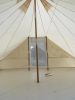 SAM&HAIBEI 6 Persons Canvas Tent Bell Tent Glamping,4 Seasons Yurt Tent for Camping, Heavy Cotton Canvas Tent for Camping,Hunting
