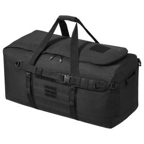 Tactical Duffle Bag 100L Gym Bag Duffle w/ Molle Design & Multi-mesh Bag, for Hunting, Hiking, Camping (Capacity: 100_L)