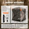 VEVOR hntg Blind, 270AA See Through Ground Blind, 1-2 Person Pop Up Deer Blind for hntg w/ Carrying Bag, Portable Resilient hntg Tent
