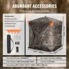 VEVOR hntg Blind, 270AA See Through Ground Blind, 2-3 Person Pop Up Deer Blind for hntg w/ Carrying Bag, Portable Resilient hntg Tent
