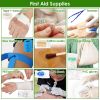 47 in 1 Survival Kits, Gifts for Men, Professional Survival Gear First Aid Supplies for SOS Hiking Hunting Camping