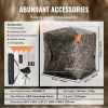 VEVOR hntg Blind, 270AA See Through Ground Blind, 2-3 Person Pop Up Deer Blind for hntg w/ Carrying Bag, Portable Resilient hntg Tent