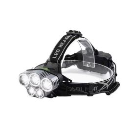 Rechargeable Headlamp for Camping Cycling Hiking Hunting (Color: As_pic_show, Type: Headlamp)