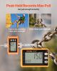 Digital Crane Scale, 2200 lbs/1000 kg, Industrial Heavy Duty Hanging Scale with Remote Control, Cast Aluminum Case & LCD Screen, Hunting (Orange)