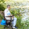 360AA Swivel Hunting Chair Portable Foldable Hunting Chair with Mesh Cup Holder and Storage Pockets